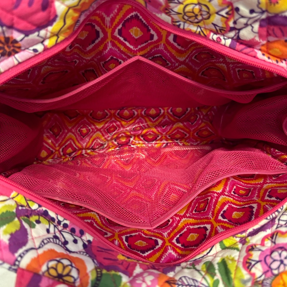 Vera Bradley Pink Floral Shoulder Bag / Tote - Picture 6 of 9